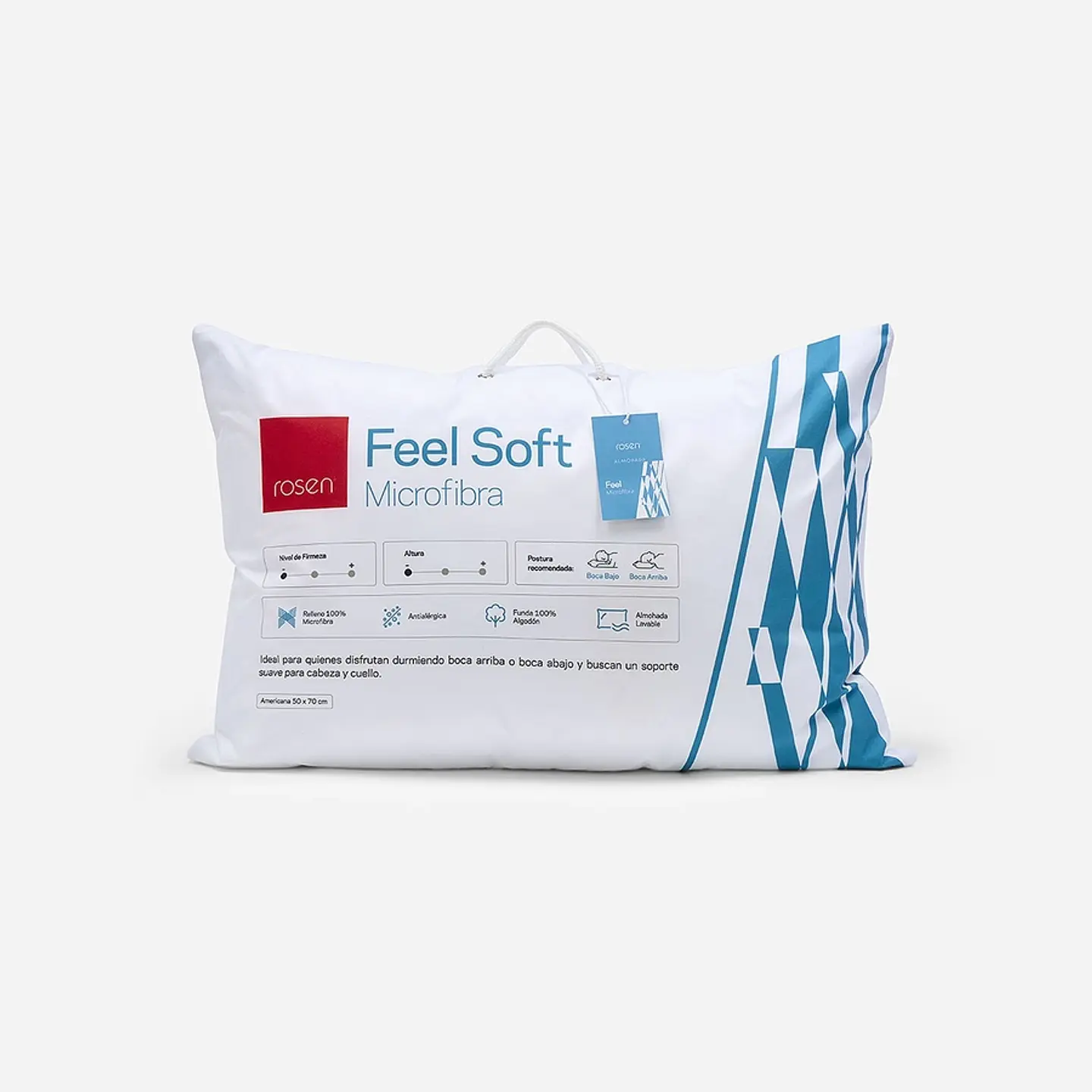Almohada Soft Microfibra 50 x 70 - Rosen 1