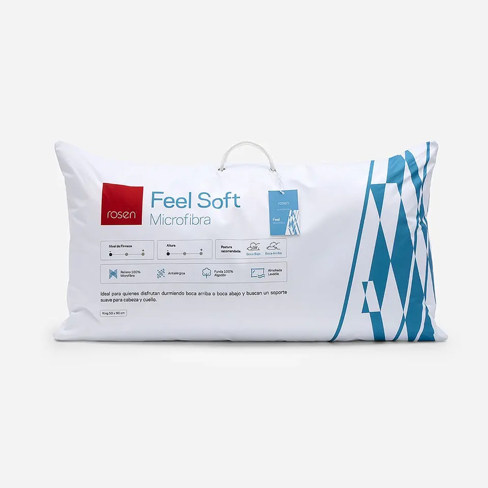 Almohada Soft Microfibra 50 x 90 - Rosen 1