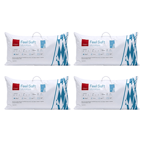 Pack 4 Almohadas Soft Microfibra 50 x 90 - Rosen