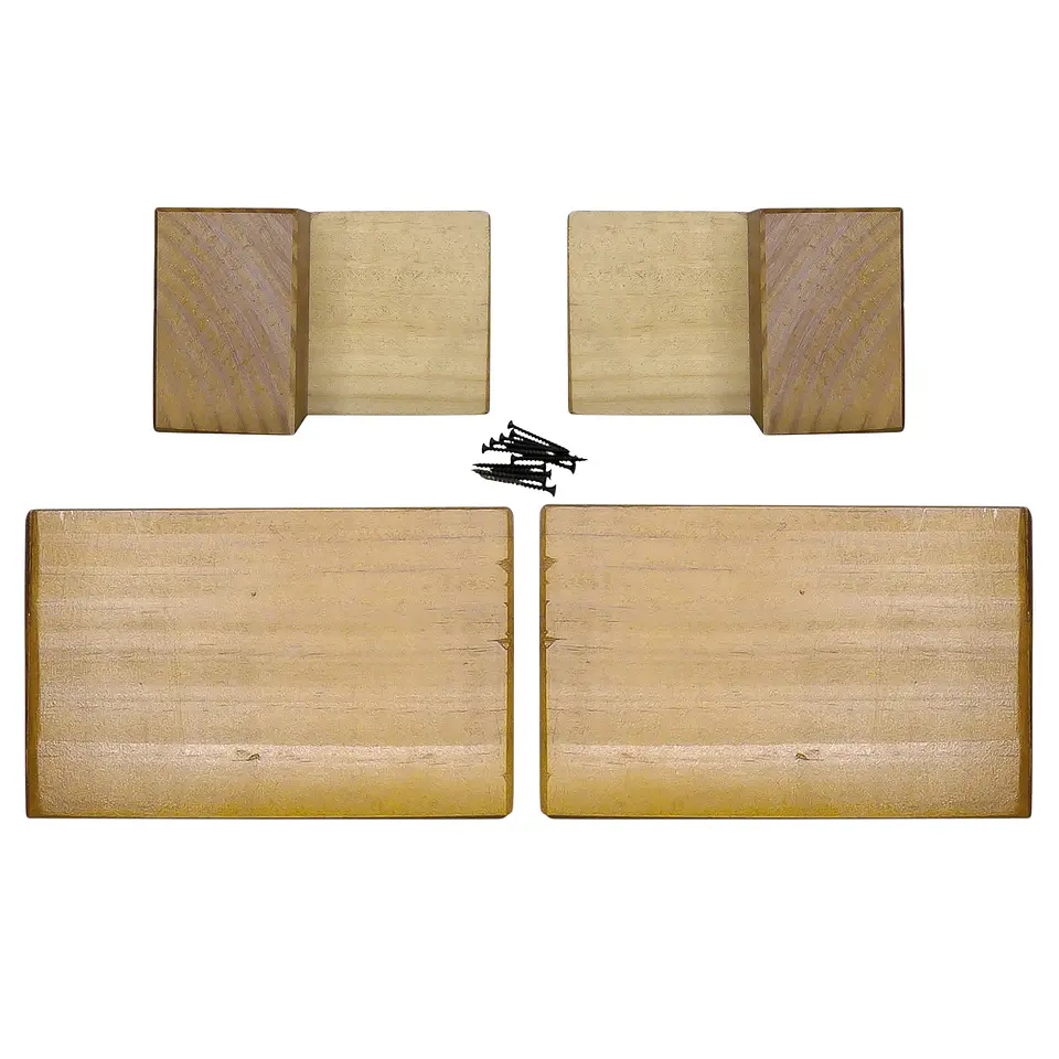Kit 4 Patas Tipo L - Altura 6.5 cm - MIEL 7
