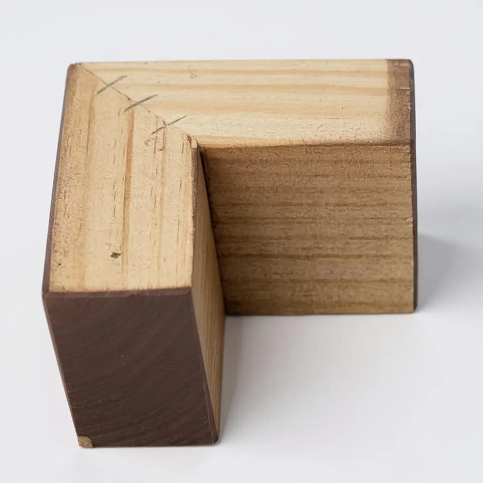 Kit 4 Patas Tipo L - Altura 4.5 cm (Chocolate) 2