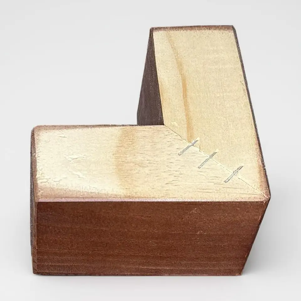 Kit 4 Patas Tipo L - Altura 4.5 cm (Chocolate) 8