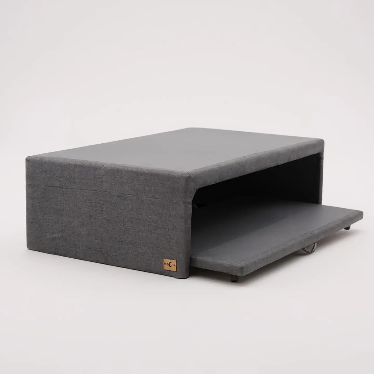 Base De Cama NIDO 1.5 Plaza - Ruedas Diván (Gris) 1
