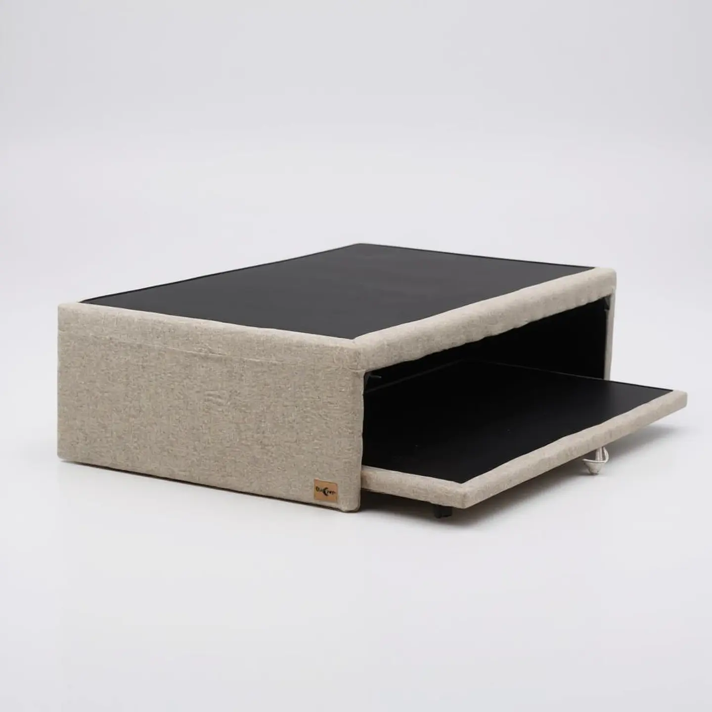 Base De Cama NIDO 1.5 Plaza - Ruedas Diván (Beige) 1