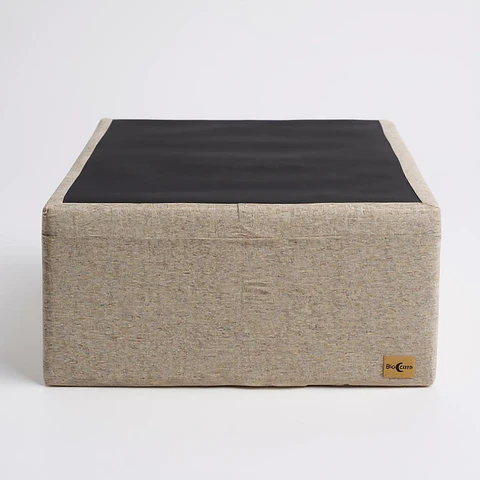 Base De Cama NIDO 1.5 Plaza - Ruedas Diván (Beige)