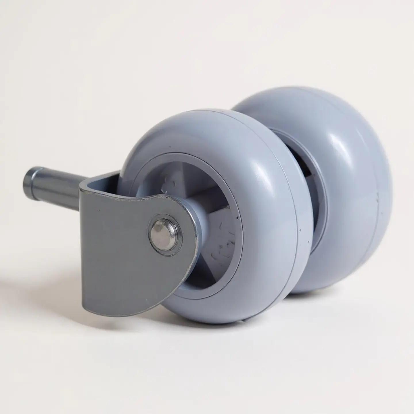 Rueda Doble Para Camas Cic, Flex - Sin Frenos (Gris) 2