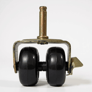 Rueda Doble Para Camas Cic - Flex, Ideal Para Piso Flotante