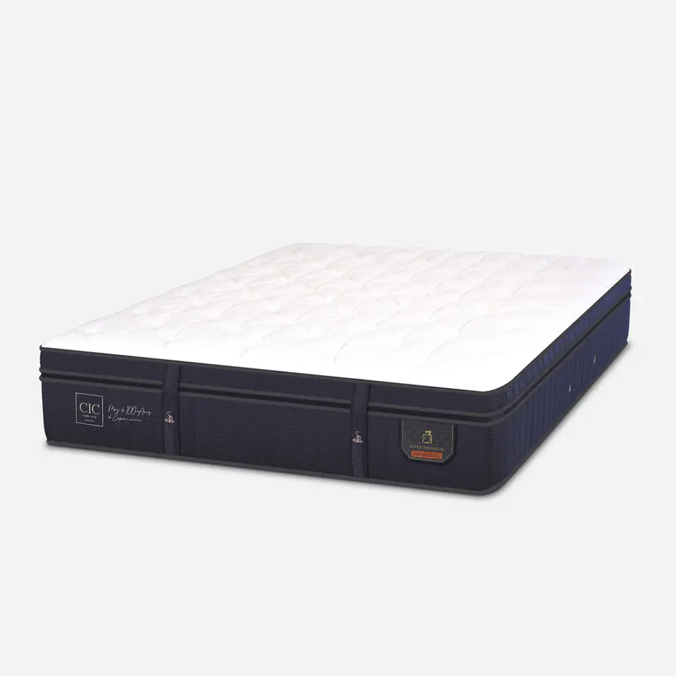 Cama Anti Reflujo Full Dividida + Colchon CIC 7