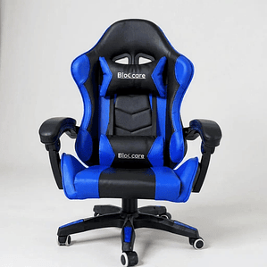 Silla Gamer Reclinable - Color Azul