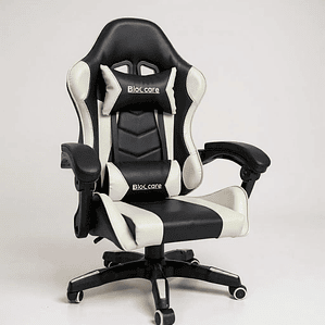 Silla Gamer Reclinable - Color Blanco