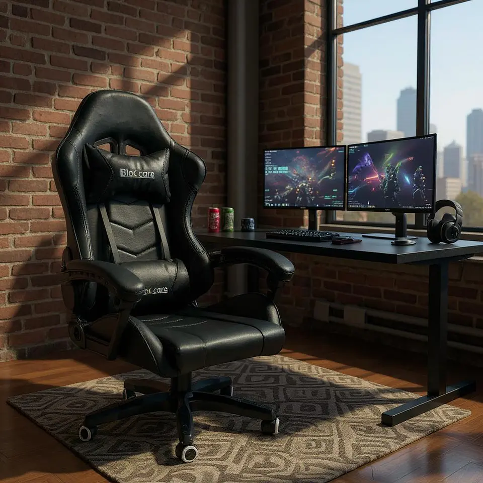 Silla Gamer Reclinable - Color Negro 3