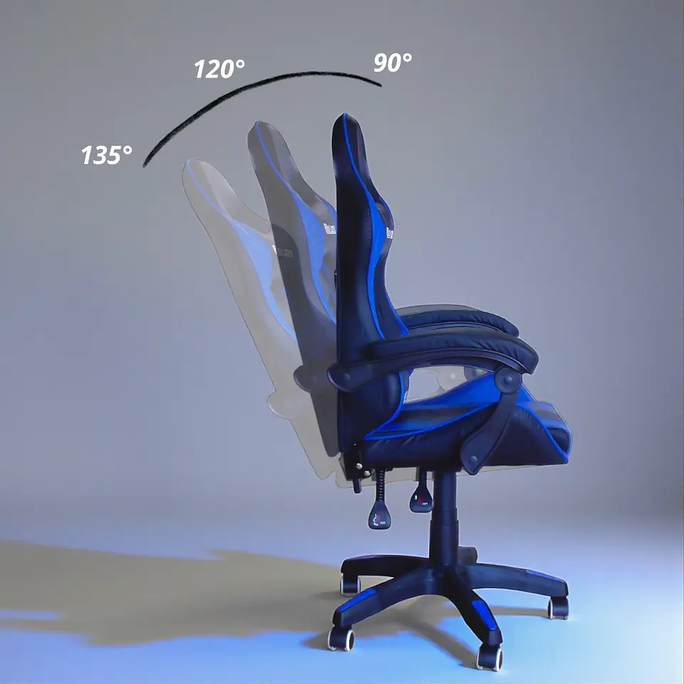 Silla Gamer Reclinable - Color Blanco 4