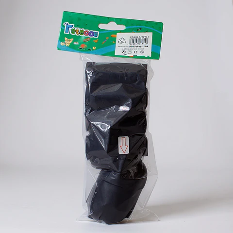 Bolsas de Basura para Perros + Dispensador (4 Unidades) NEGRO