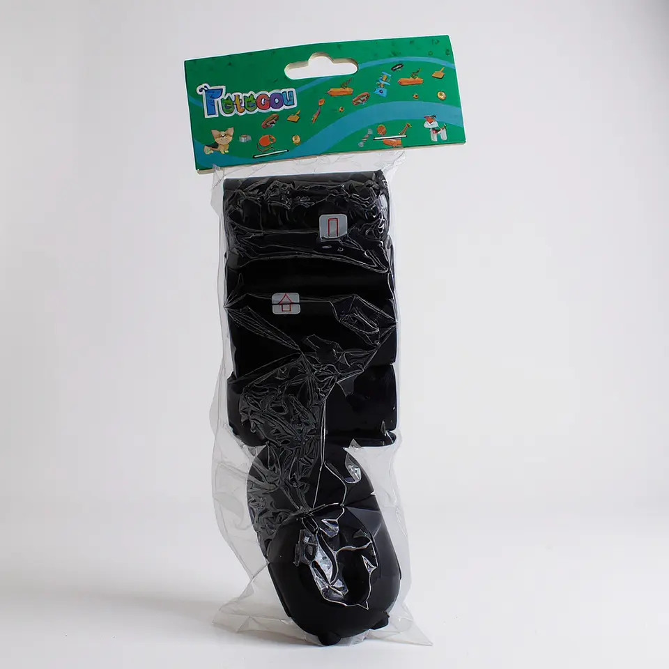 Bolsas de Basura para Perros + Dispensador (4 Unidades) NEGRO 1