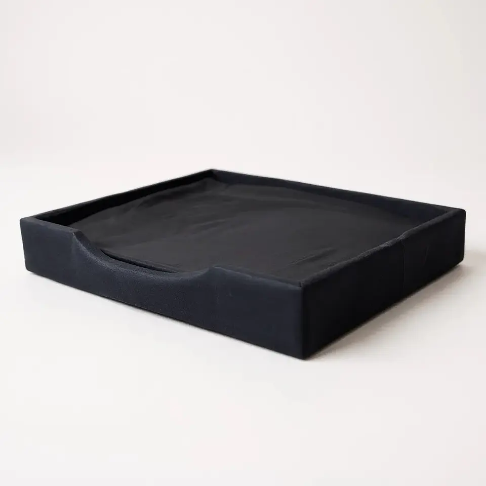 Cama de Mascotas - Talla L EXTRA (90x70 cm) / A Piso (Negro) 2