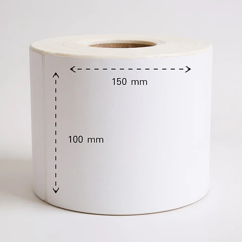Etiqueta Térmica 100x150 mm - 1 Rollo (500 Unidades)