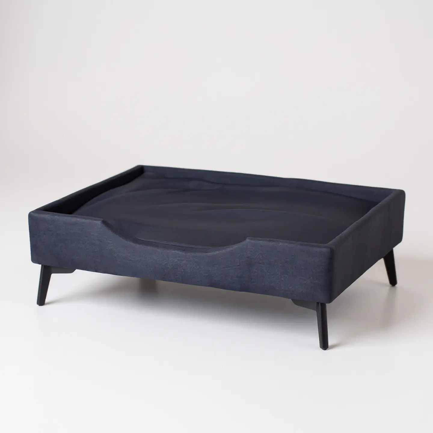 Cama de Mascotas - Talla L EXTRA (90x70 cm) / Pata Metalica 12 cm (Negro) 2