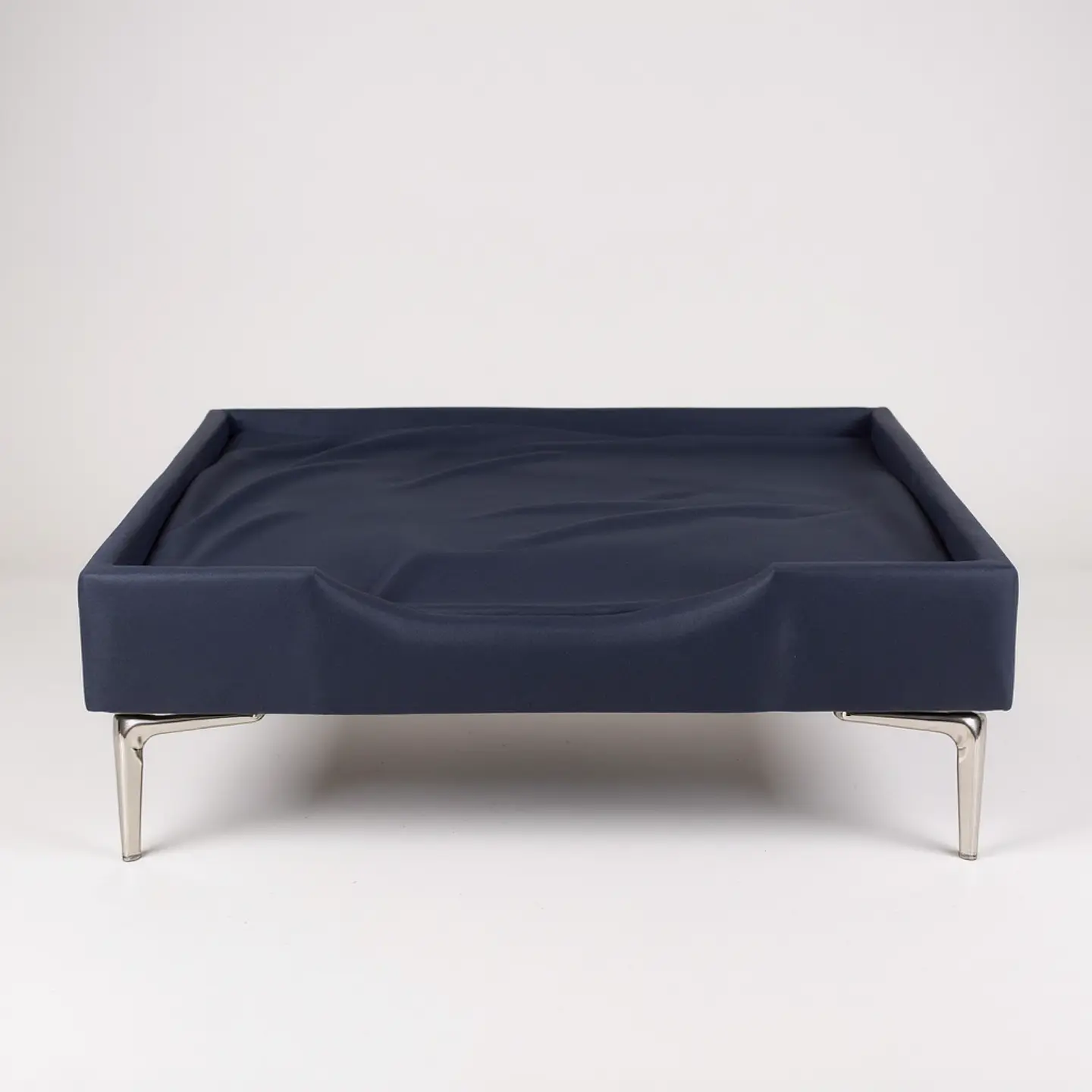 Cama de Mascotas - Talla L EXTRA (90x70 cm) / Pata Cromada 15 cm (Negro) 2