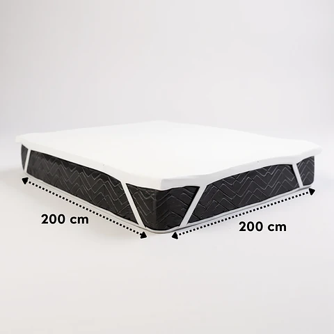 Sobre Colchón Topper De Espuma Visco Elástico Super King