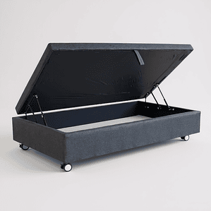 Base Cama Baul 1.5 PLaza / Lateral / Dif. Ruedas