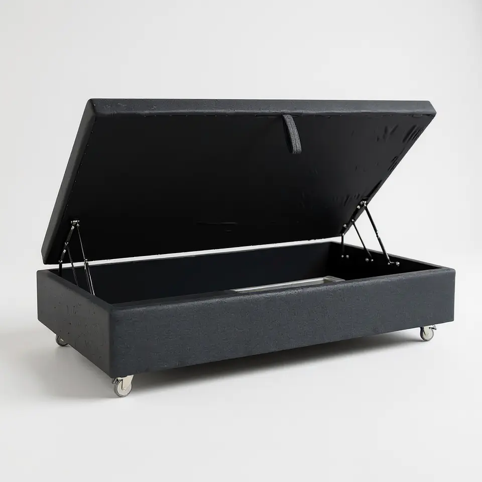 Base Cama Baul 1.5 PLaza / Lateral / Dif. Ruedas 4