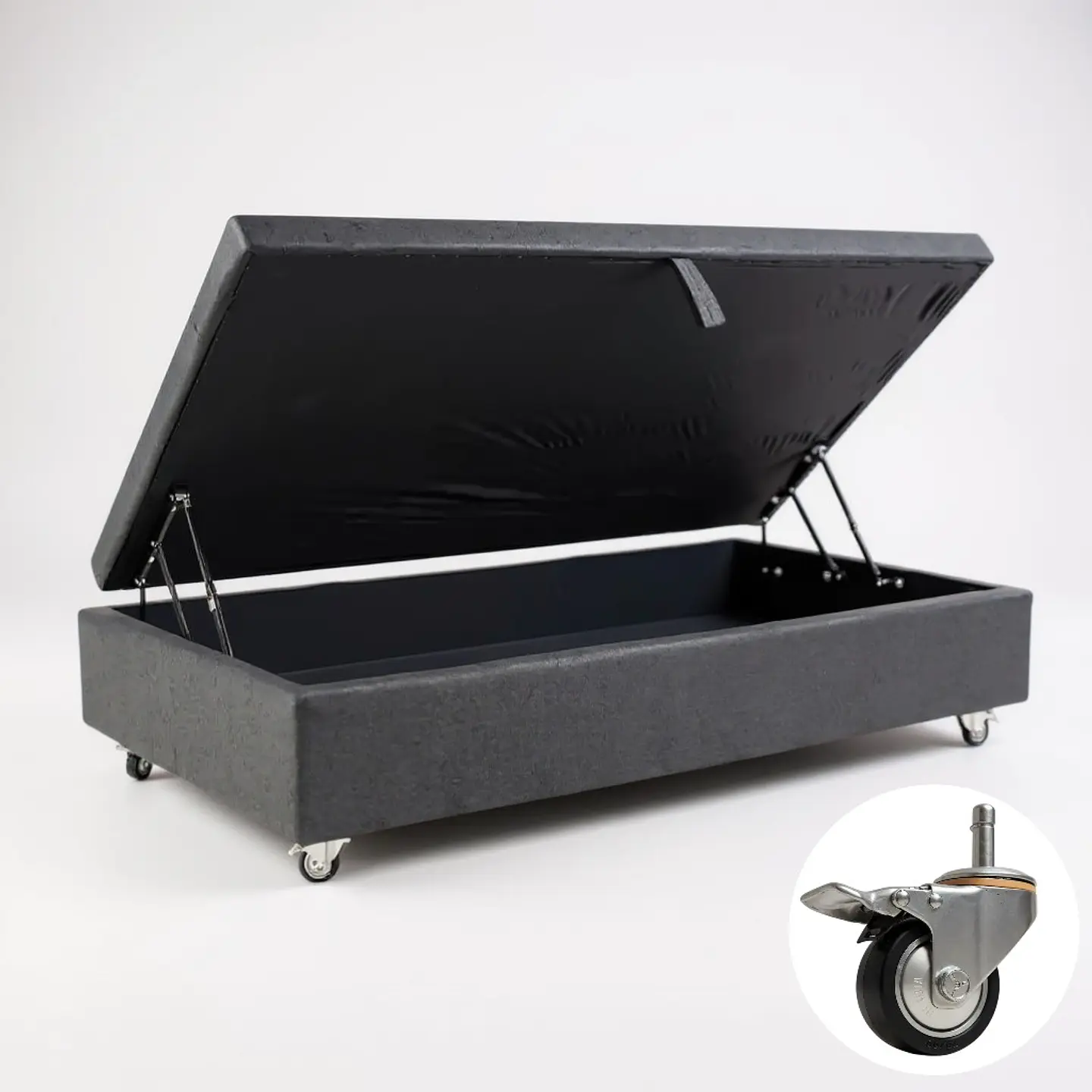 Base Cama Baul 1.5 PLaza / Lateral / Dif. Ruedas 9