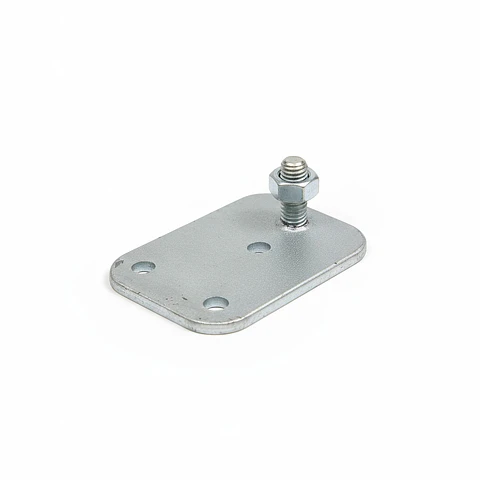 Placa Metalica De Conexión Para Pistones Y Muebles O Muros. 