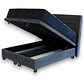 Cama Baul Super King + Colchon CIC + Respaldo / Con Ruedas - Miniatura 5