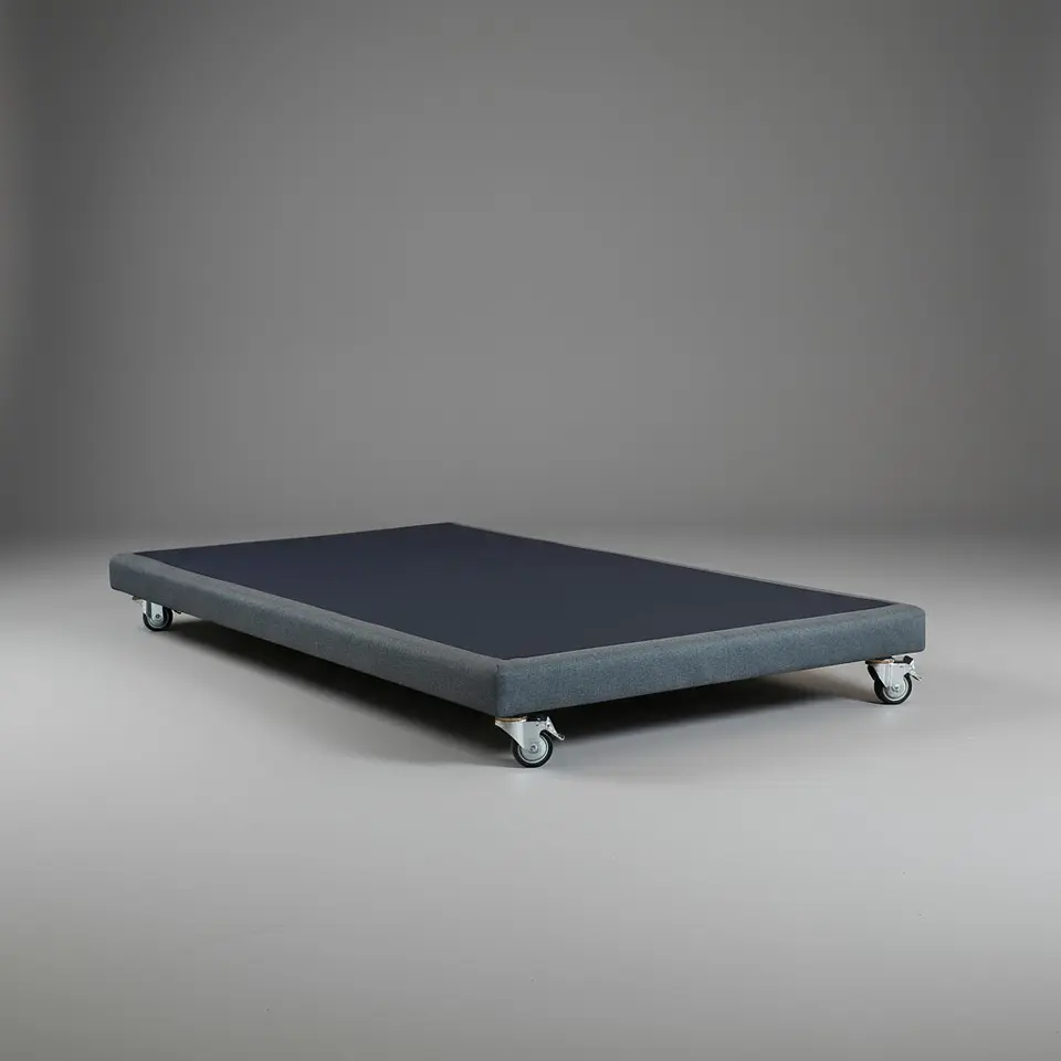 Base De Cama 1 Plaza Box 8 cm / Dif. Ruedas 5