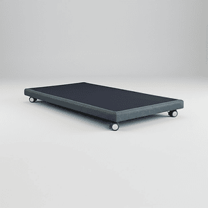 Base De Cama 1.5 Plaza Box 8 cm / Dif. Ruedas