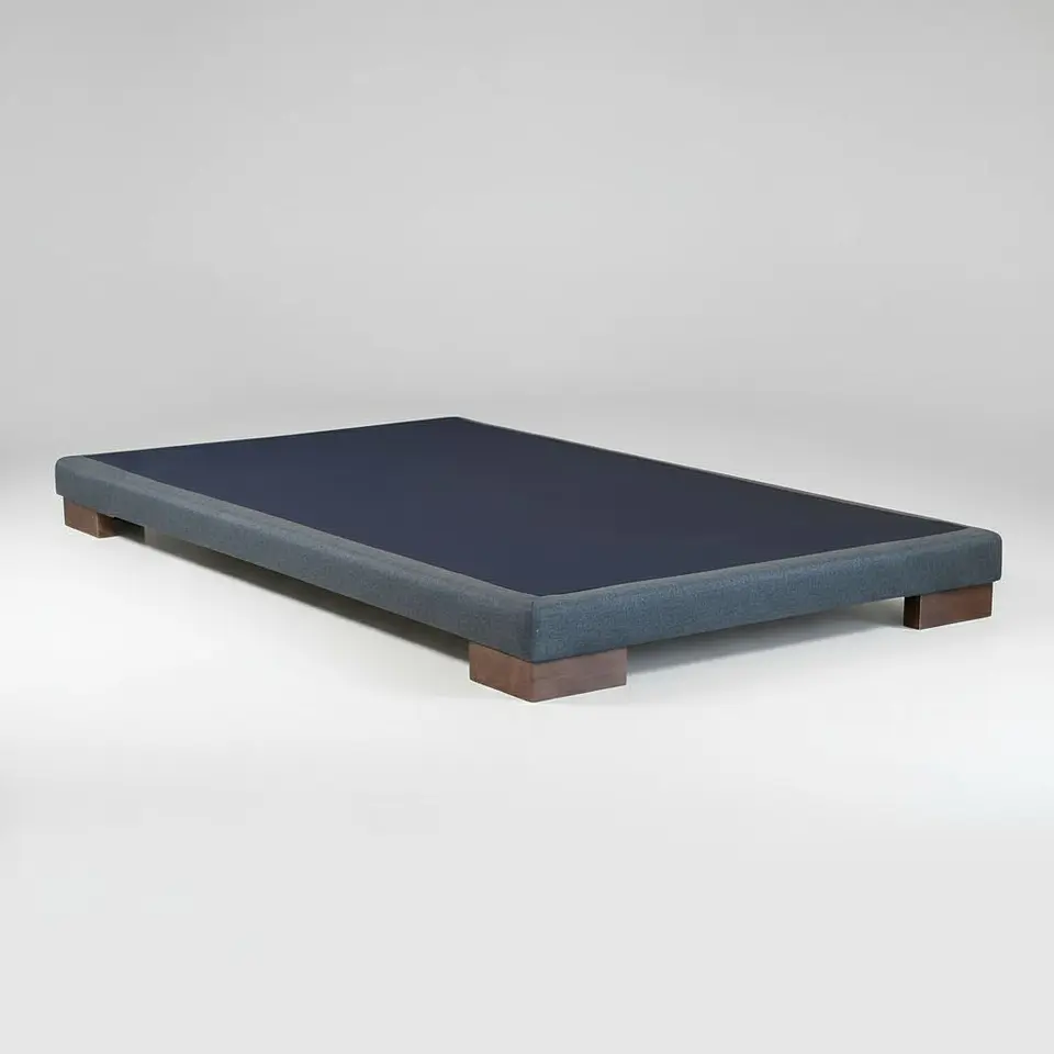 Base De Cama 1 Plaza Box 8 cm / Patas De Madera 3