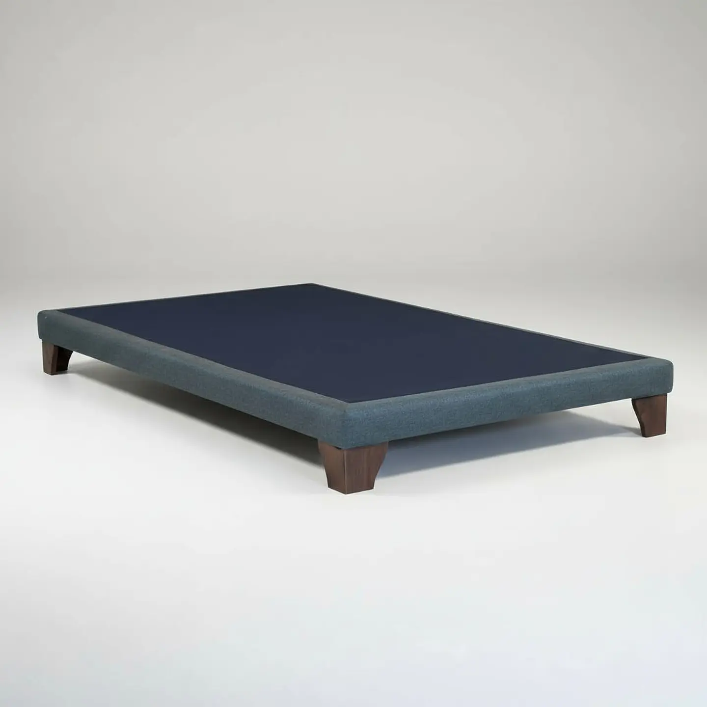 Base De Cama 1 Plaza Box 8 cm / Patas De Madera 5