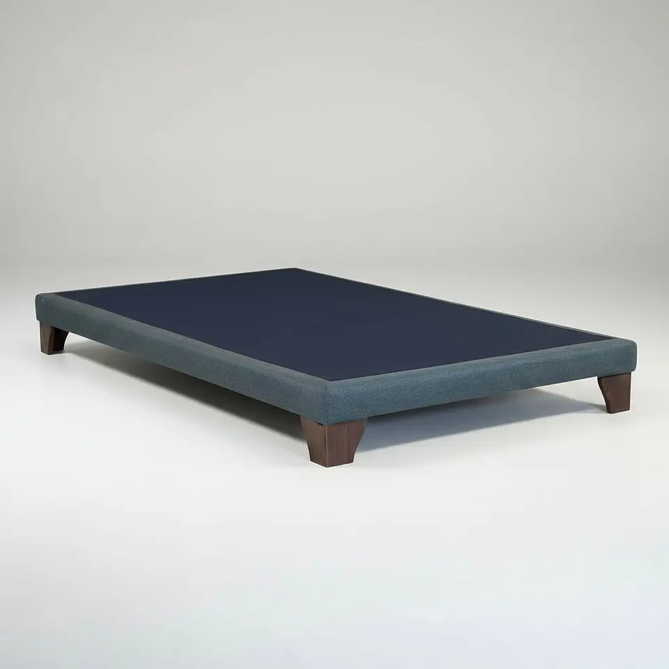 Base De Cama 1 Plaza Box 8 cm / Patas De Madera 5