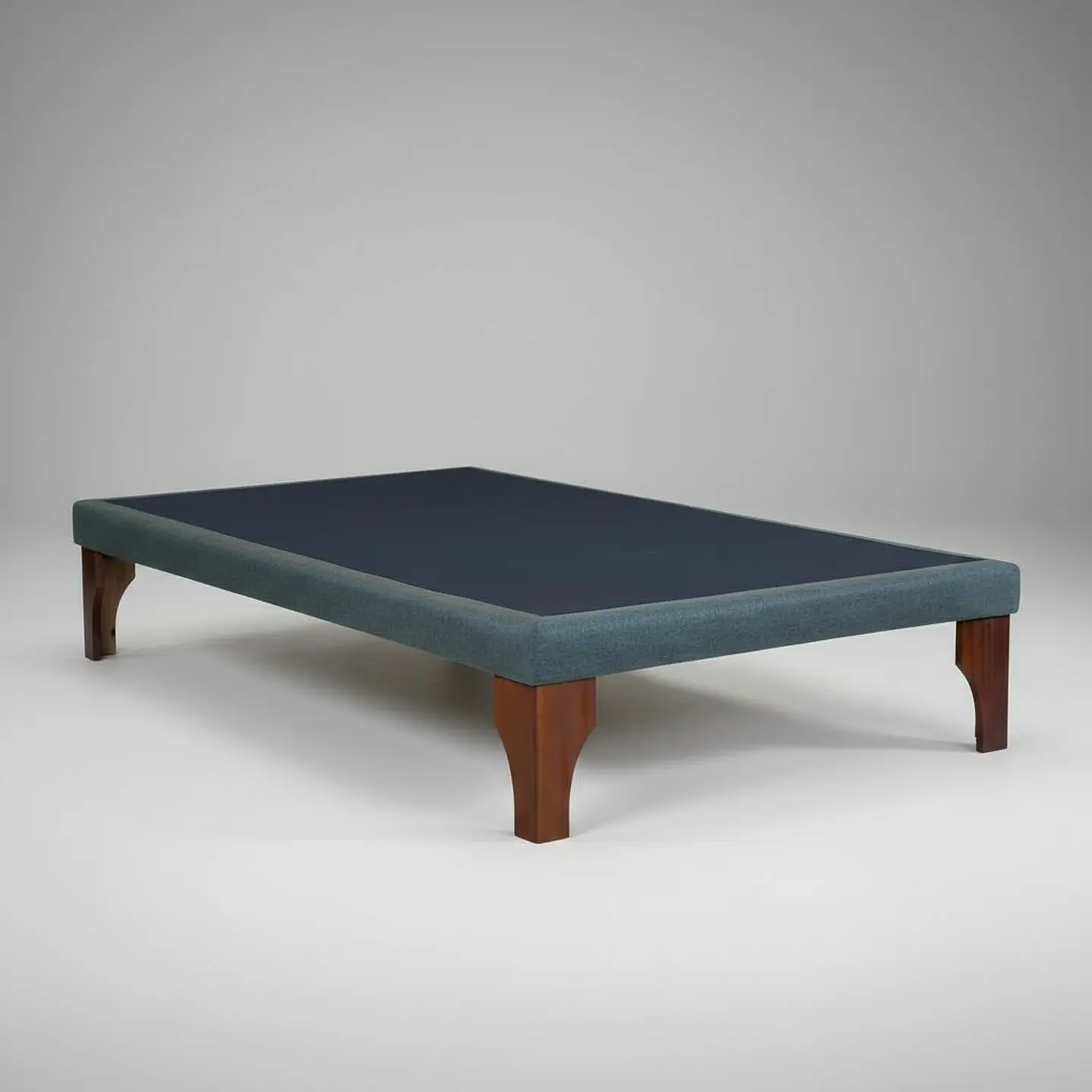 Base De Cama 1.5 Plaza Box 8 cm / Patas De Madera 9