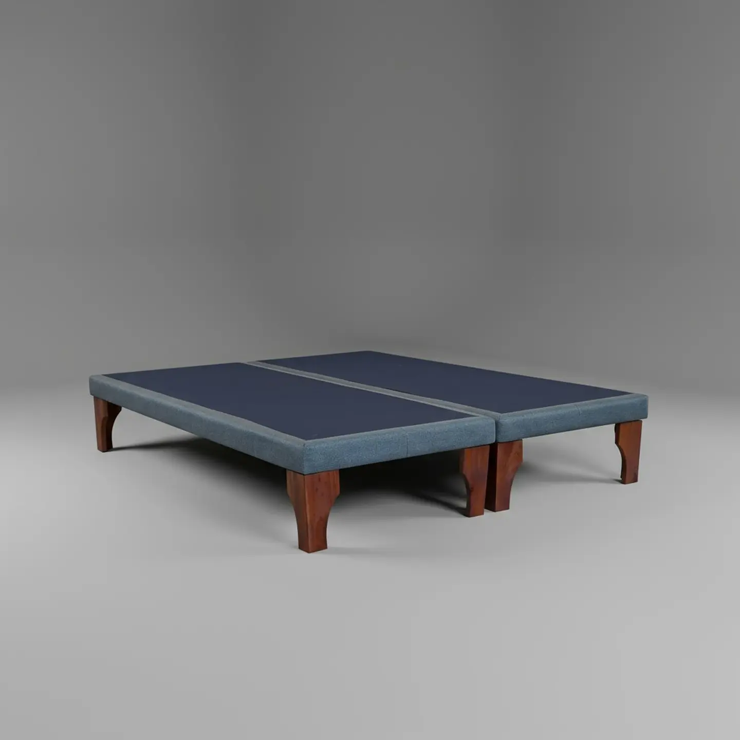 Base Dividida Full Box 8 cm / Patas De Madera 9