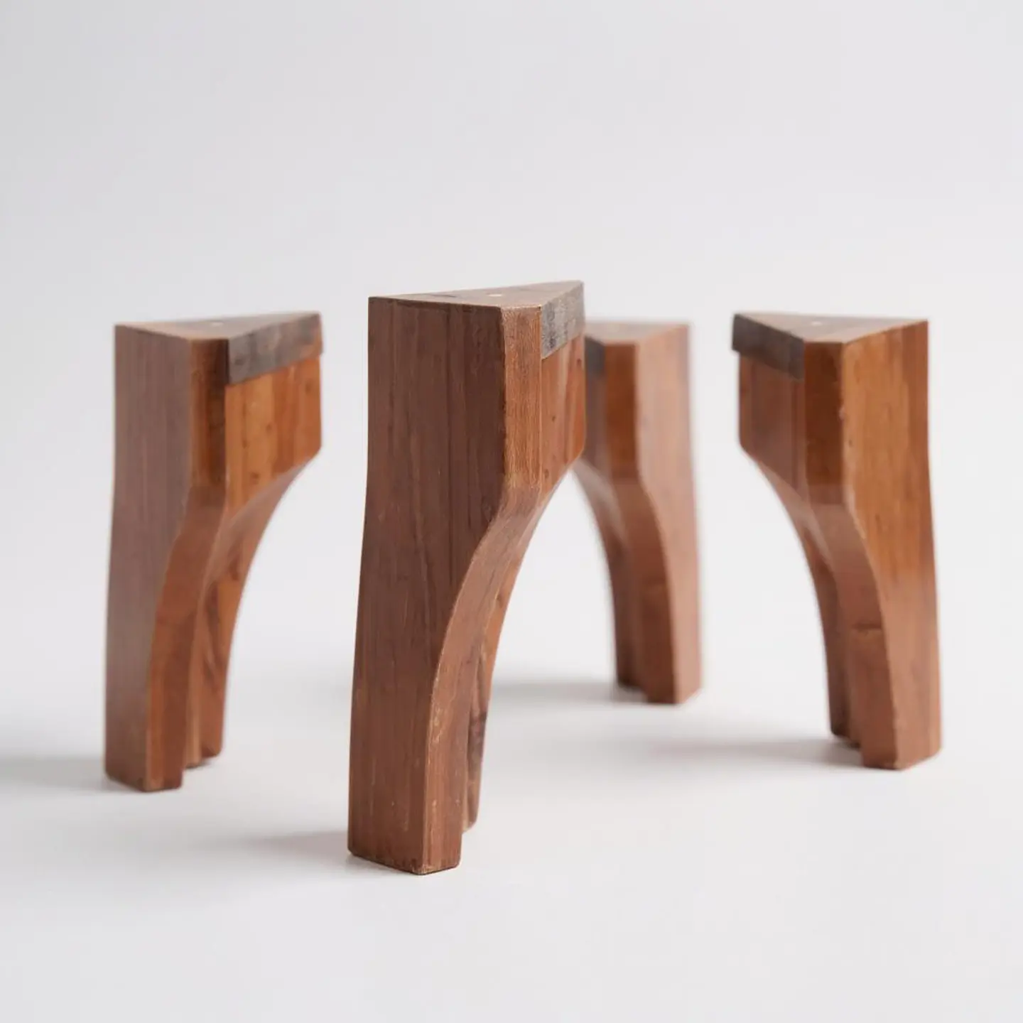 Base Dividida 2 Plazas Box 8 cm / Patas De Madera 10