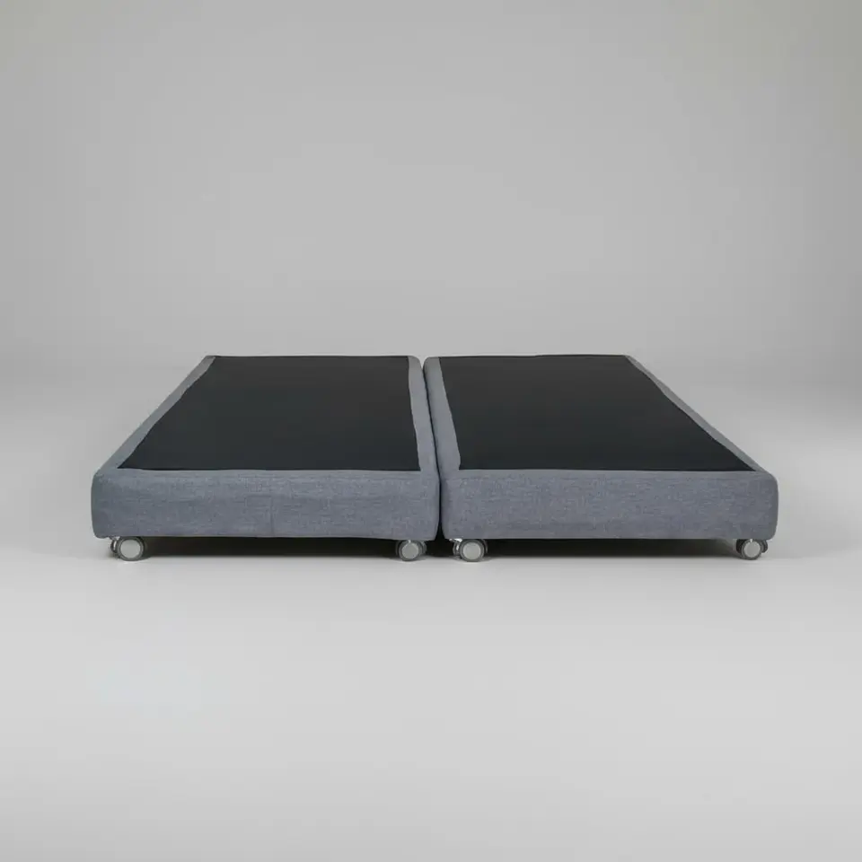 Base Dividida Queen Box 13 cm / Dif. Ruedas 1