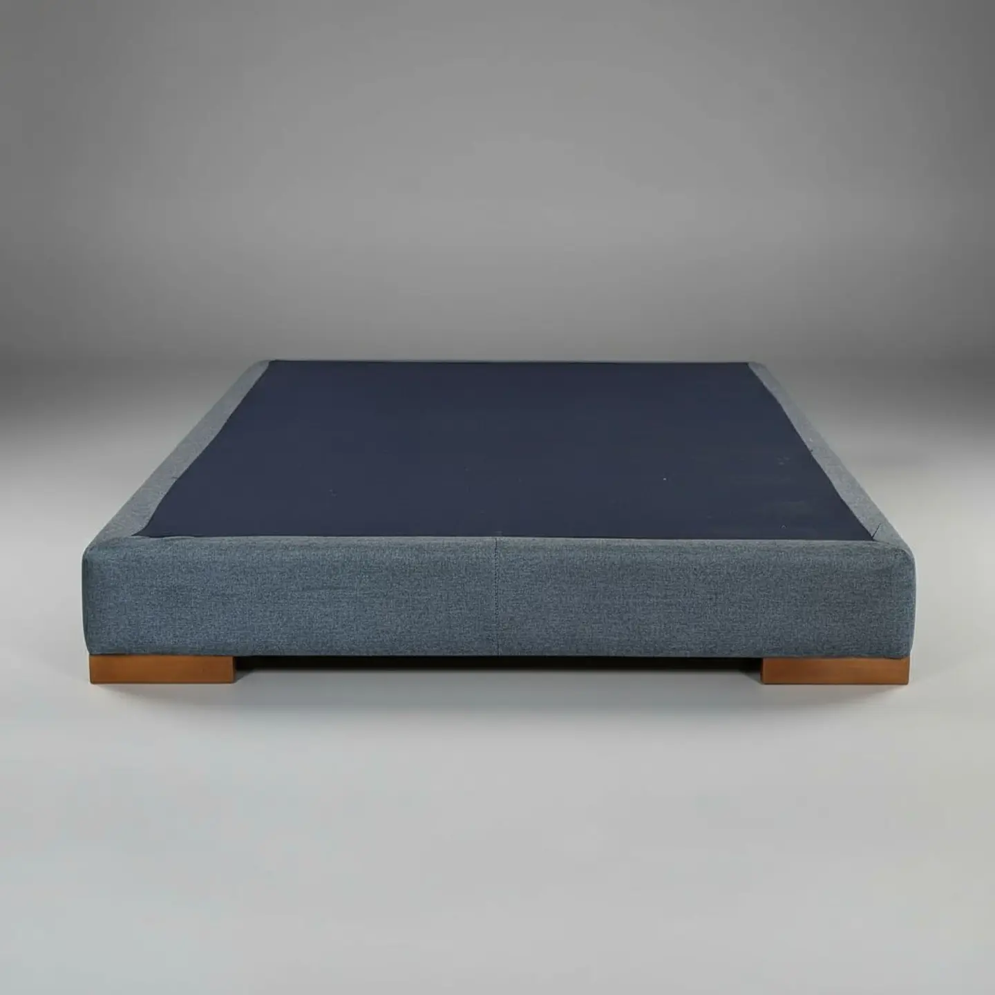 Base De Cama 1 Plaza Box 13 cm / Patas De Madera 1