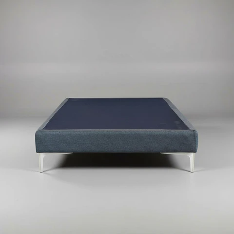 Base de Cama 1.5 Plaza Box 13 cm / Con Patas Metalicas y/o Satinada