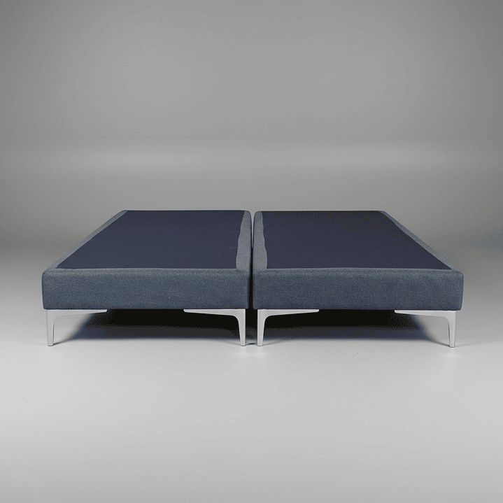 Base Dividida Queen Box 13 cm / Con Patas Metalicas y/o Satinada 1