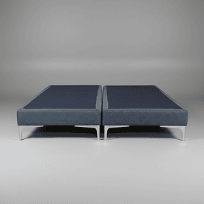 Base Dividida Super King Box 13 cm / Con Patas Metalicas y/o Satinada