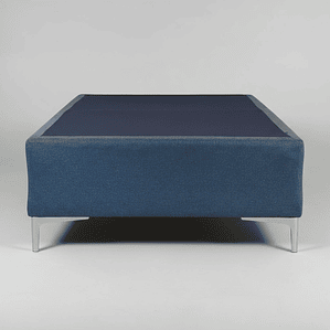 Base de Cama 1 Plaza Box 30 cm / Con Patas Metalicas y/o Satinada