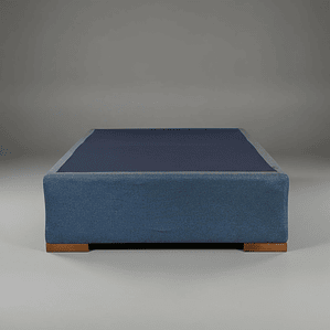 Base De Cama 1 Plaza Box 30 cm / Patas De Madera