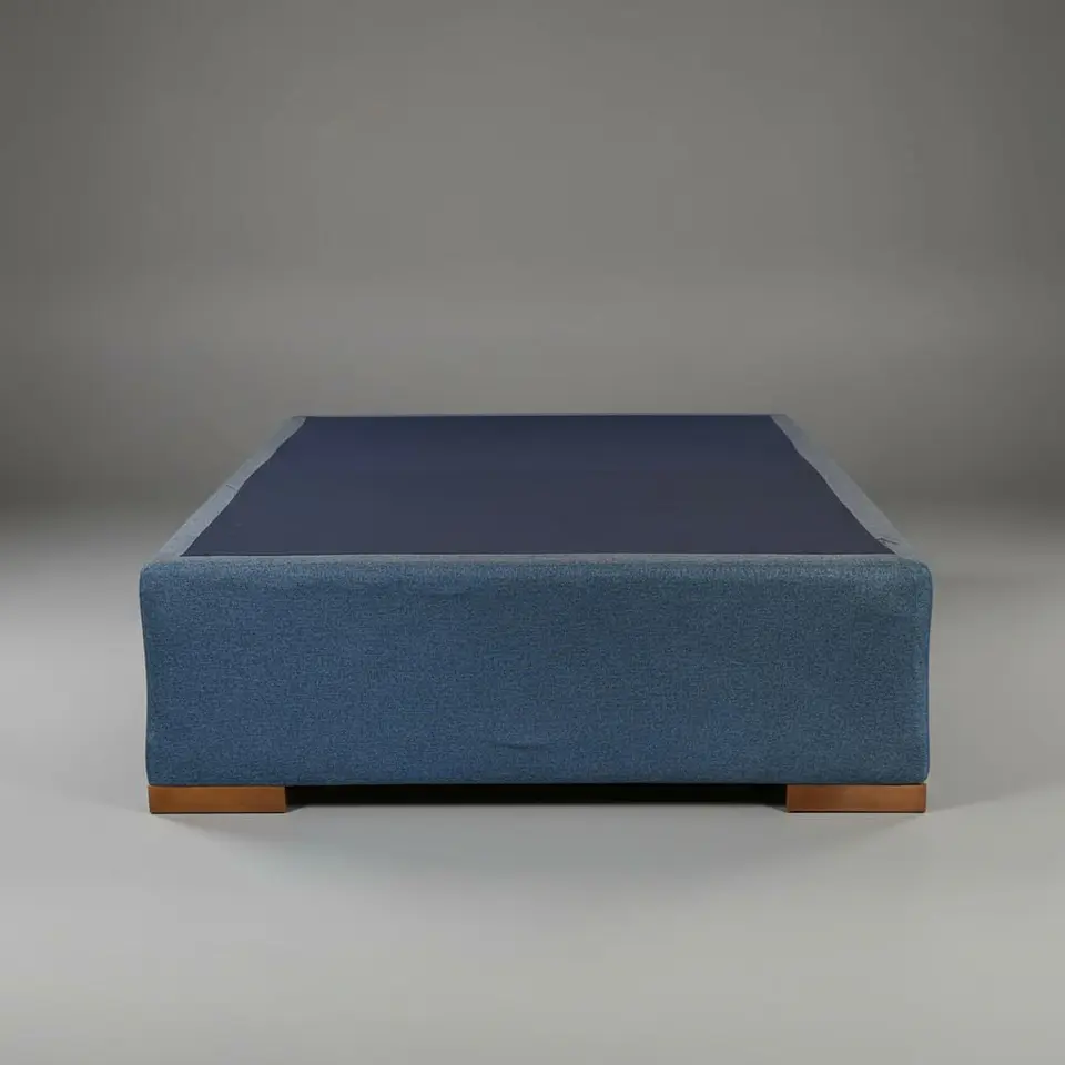 Base De Cama 1.5 Plaza Box 30 cm / Patas De Madera 1