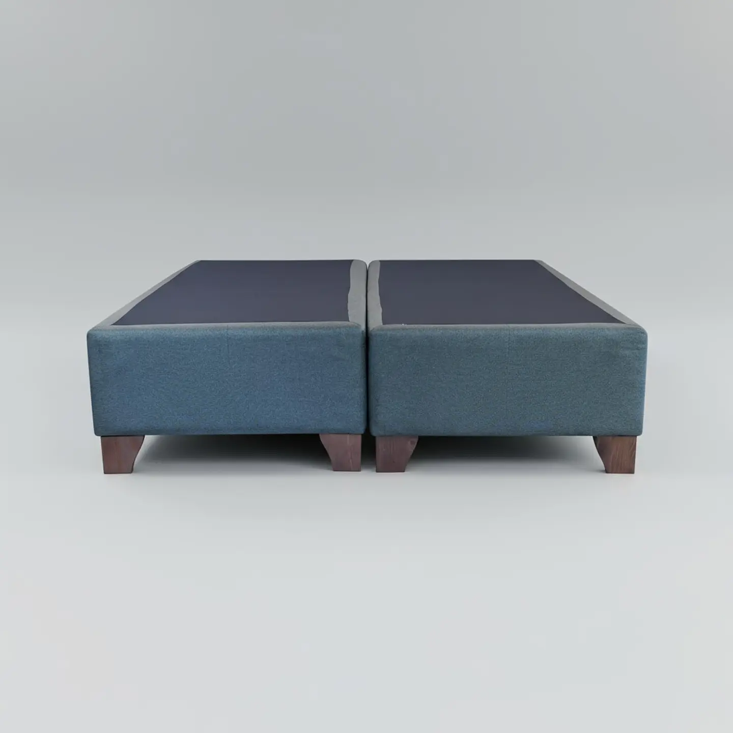 Base Dividida Queen Box 30 cm / Patas De Madera 5
