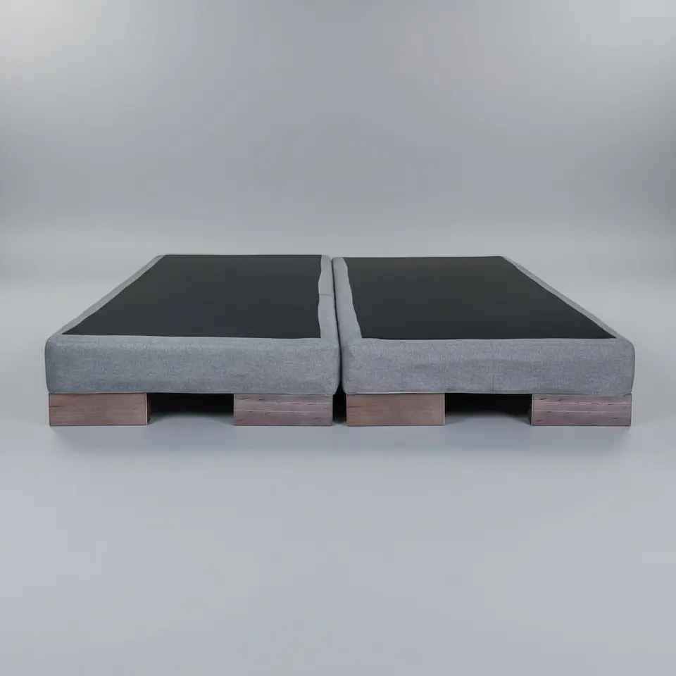 Base Dividida Queen Box 13 cm / Patas De Madera 3