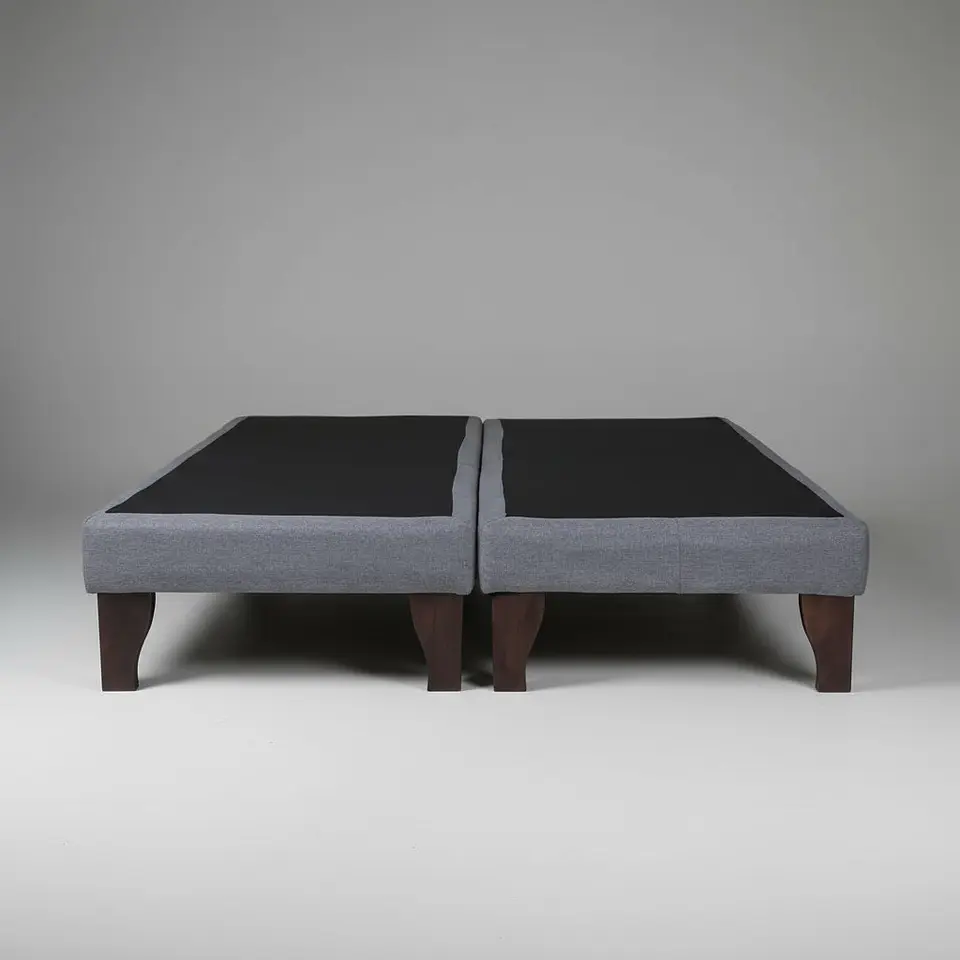 Base Dividida Queen Box 13 cm / Patas De Madera 7