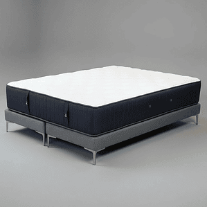 Cama Tradicional 2 Plazas + Colchon CIC / Patas De Metal 15 cm