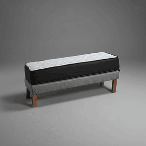 Cama Anti Reflujo 1.5 Plaza + Colchon BLACK