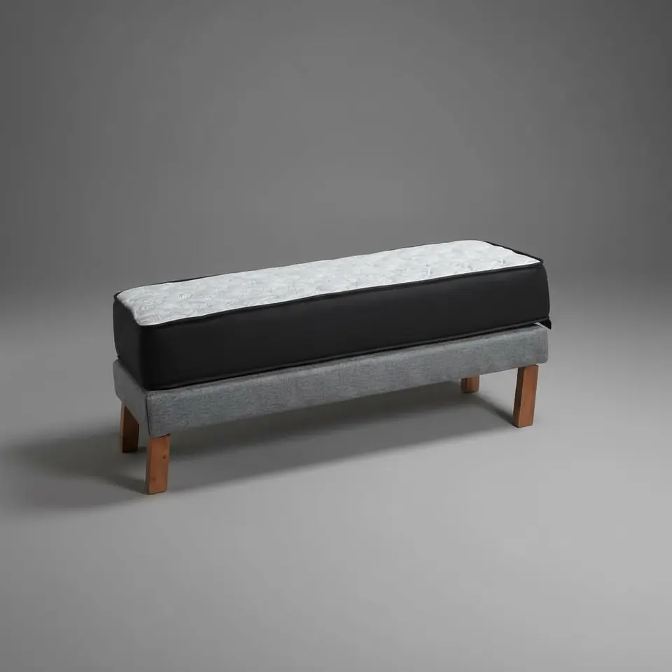 Cama Anti Reflujo 1.5 Plaza + Colchon BLACK 1